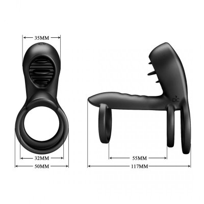 PRETTY LOVE VIBRATING PENIS RING