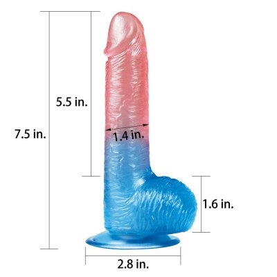 DILDO 7.5&#039;&#039; DAZZLE STUDS