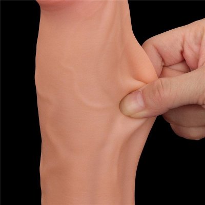 11.5&#039;&#039; KING SIZED SLIDING SKIN DUAL LAYER DONG
