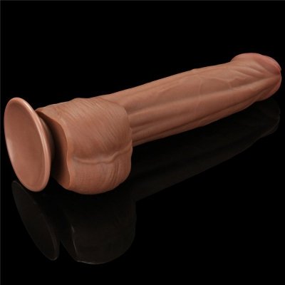 11.5&#039;&#039; KING SIZED SLIDING SKIN DUAL LAYER DONG