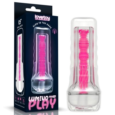 MASTURBATOR 8.5&#039;&#039; LUMINO PLAY MASTURBATOR - PINK GLOW