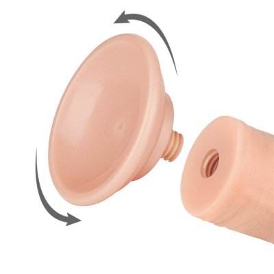DILDO 8&#039;&#039; SLIDING SKIN DUAL LAYER DONG FLESH