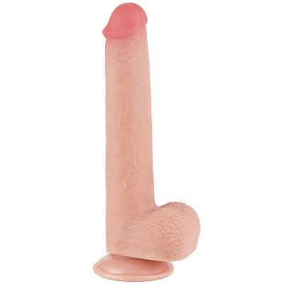 DILDO 9&#039;&#039; SLIDING SKIN DUAL LAYER DONG FLESH