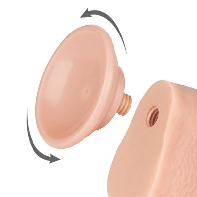 DILDO 9&#039;&#039; SLIDING SKIN DUAL LAYER DONG FLESH