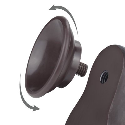 DILDO 8.5&#039;&#039; SLIDING SKIN DUAL LAYER DONG BLACK