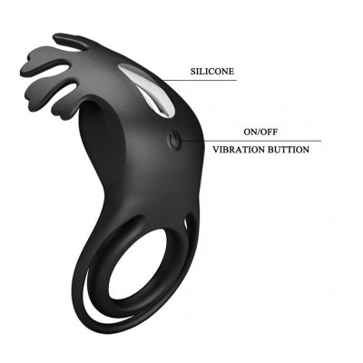 PIERŚCIEŃ PRETTY LOVE VIBRANT PENIS RING