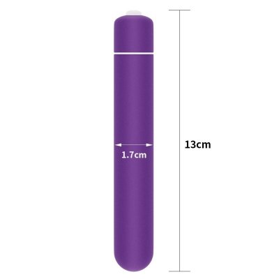 MINIWIBRATOR X-BASIC BULLET 10 SPEEDS FIOLETOWY