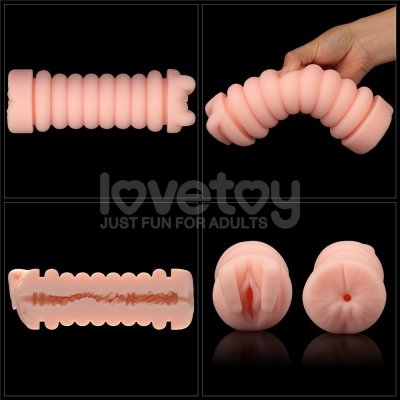 VIRGIN-SKIN BLOWOUT DOUBLE SIDE STROKER