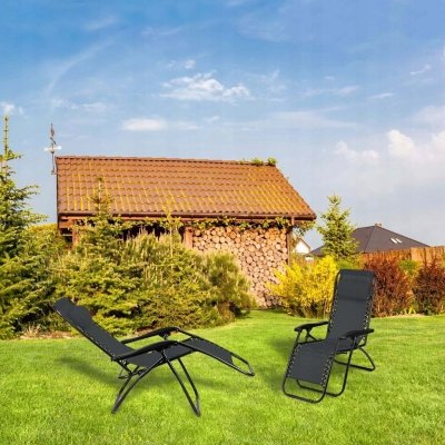 LEŻAK FOTEL OGRODOWY PLAŻOWY SKŁADANY CHILL
