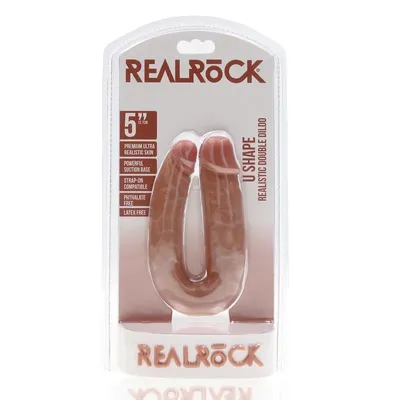 RealRock  - Zawinięte realistyczne dildo - podwójne 12,7 cm