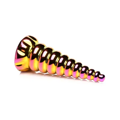 Tęczowe szklane dildo  XR Brands