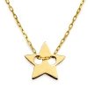 Złoty naszyjnik gwiazd | złota CELEBRYTKA 585 z gwiazdką