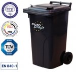 Pojemnik na odpady 240l EUROPLAST czarny