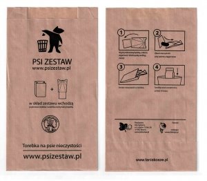 Torebki na Psie odchody ( psiZestaw.pl ) 100 szt. - konfekcjonowane 