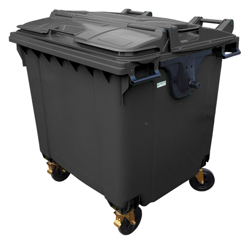 Pojemnik na odpady ESE 1100l Split-LID Czarny