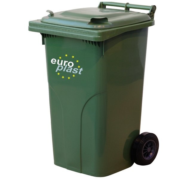 Pojemnik na odpady 240l EUROPLAST zielony