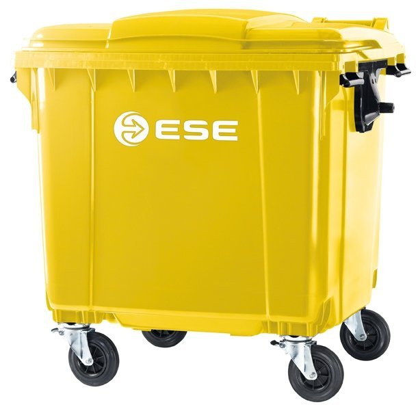 Pojemnik na odpady bytowe ESE 1100l Brąz