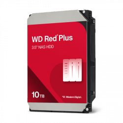 Dysk HDD WD Red Plus WD100EFGX (10 TB ; 3.5; 512 MB; 7200 obr/min)