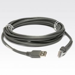 Zebra kabel USB 15ft prosty, CBA-U10-S15ZAR