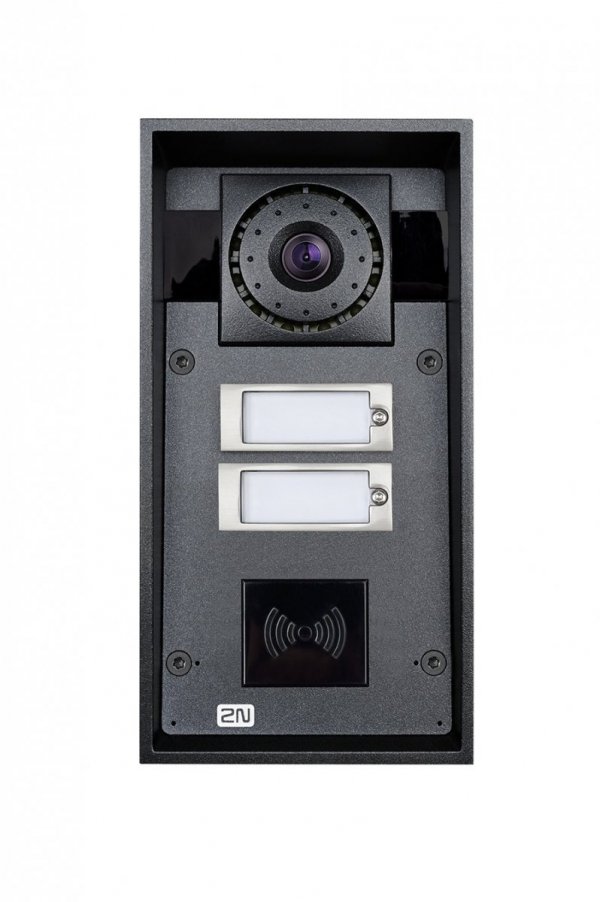 2N Helios IP Force Domofon dwuprzyciskowy, kamera HD, możliwość RFID  