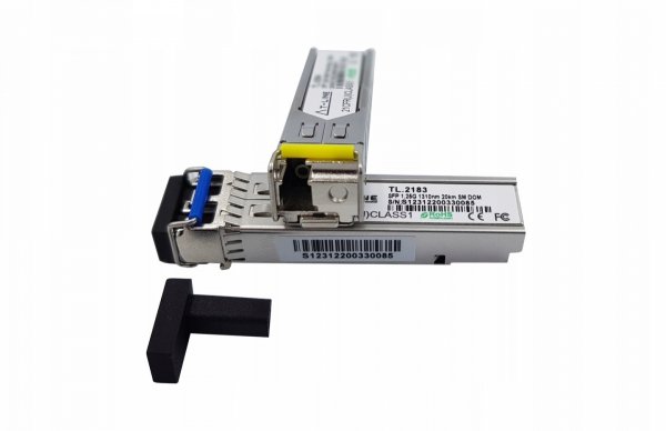 Moduł SFP WDM 1310nm/1550nm SM LC 20 km kpl.