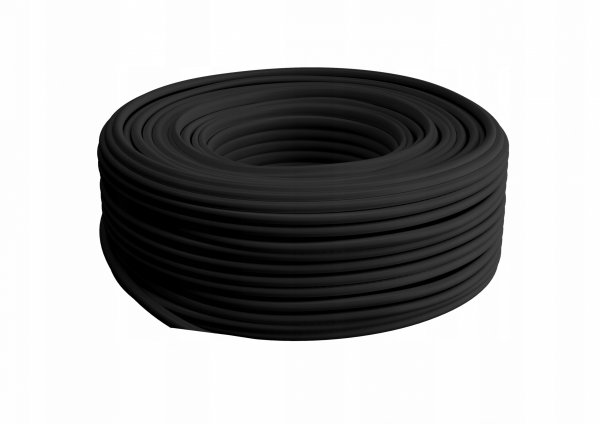 Kabel Skrętka S/FTP kat.7 drut 100m PE zewnętrzny suchy czarny