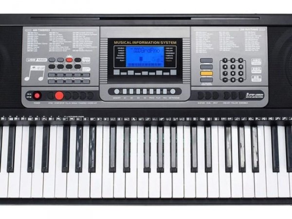 Keyboard Organy 61 Klawiszy Zasilacz MK-816 Z Funkcją Nauki Gry