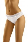 Figi damskie Wol-Bar Soft Lovely Białe