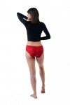 Figi damskie Julimex  Bellie czerwone maxi