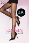 Rajstopy damskie Gatta Lovely 06 20 den czarne plus