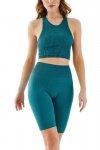 Legginsy damskie Seamless track rib 1205 emerald Gabriella