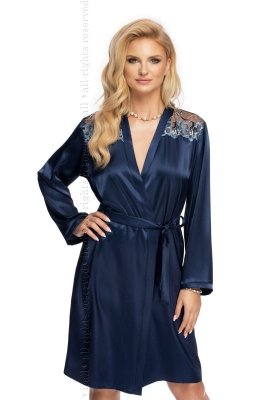 Szlafrok damski Irall Elodie Navy Blue