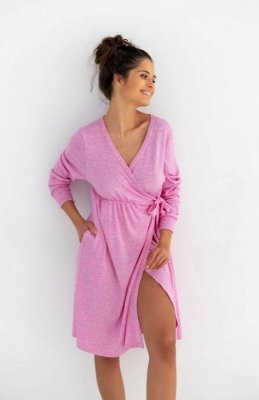 Szlafrok damski Sensis Pinkey Pink