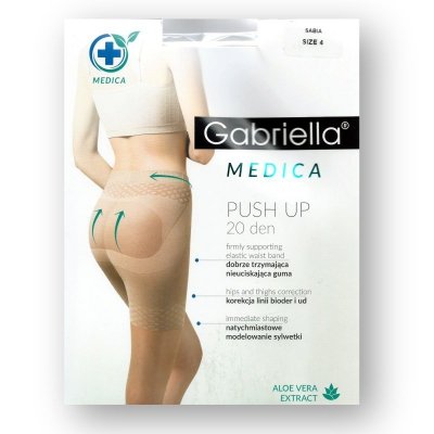 Rajstopy damskie Gabriella 127 Push up medica plus size