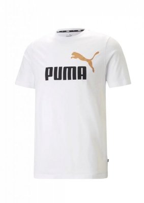 Koszulka męska Puma 586759 Ess Col Logo Tee