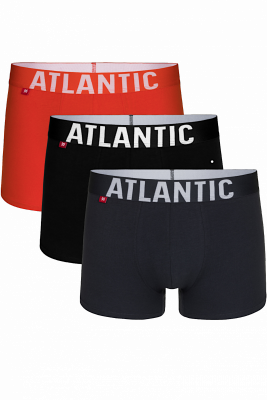 Bokserki męskie Atlantic 003 3-pak p/c/g