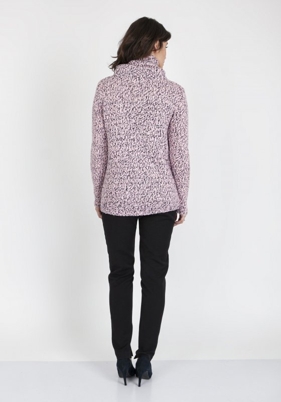 Sweter damski MKM Nicola SWE 103 Różowy