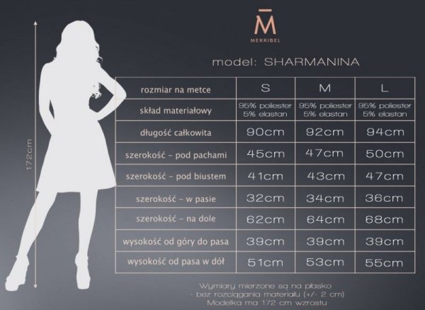 Sukienka damska Merribel Sharmanina Miętowa