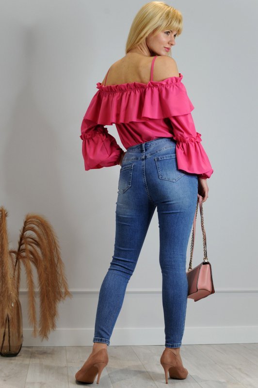 Bluzka damska Merribel Maurola Pink 