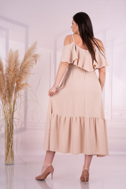 Sukienka damska Merribel Sunlov Beige