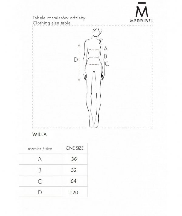 Sukienka damska Merribel Willa