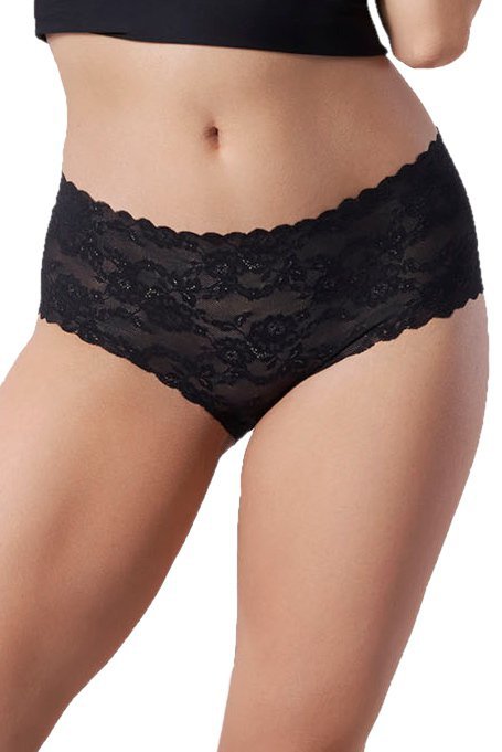 Figi damskie Julimex Bellie czarne Maxi
