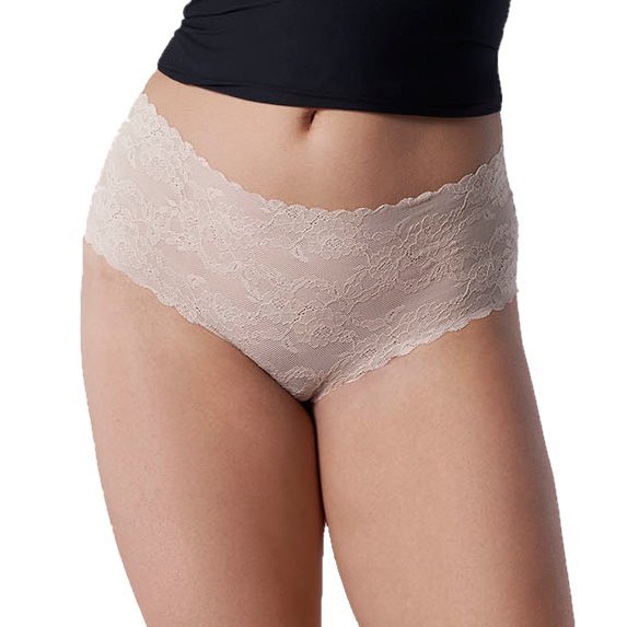 Figi damskie Julimex Bellie beżowe Maxi