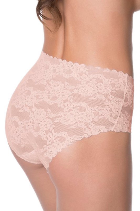 Figi damskie Julimex Bellie beżowe Maxi