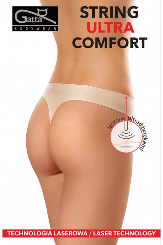 Stringi damskie Gatta 1589s ultra comfort białe
