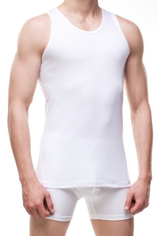 Koszulka męska Cornette Authentic 213 biała plus