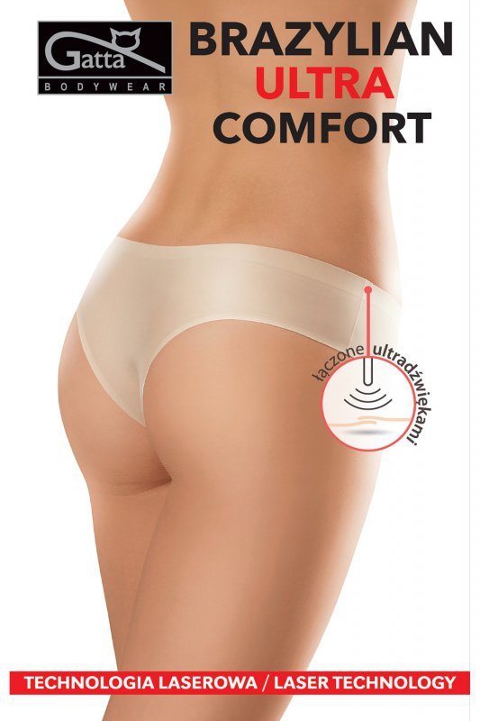 Figi damskie Gatta 1592s brazylian ultra comfort czarne