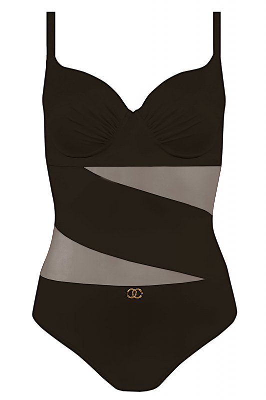 Strój kąpielowy Self skj Fashion5 964V19 czarny