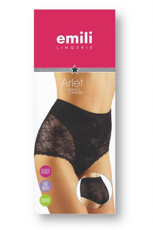 Figi damskie Emili Arlet czarne