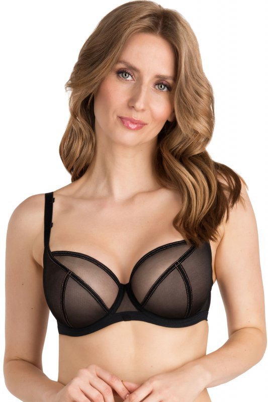Biustonosz miękki Gorsenia Just black 824